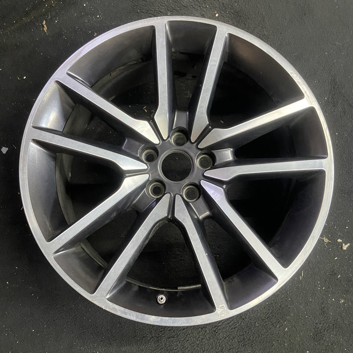 20" CHALLENGER 20 20x8 , , V spoke Original OEM Wheel Rim - Angle View