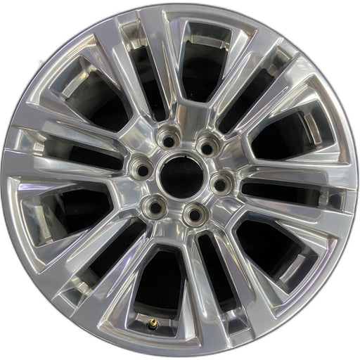 20" SIERRA 1500 PICKUP 19 , 20x9, 12 spoke, V spoke, opt RTL Original OEM Wheel - Front View