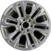 20" SIERRA 1500 PICKUP 19 , 20x9, 12 spoke, V spoke, opt RTL Original OEM Wheel - Front View