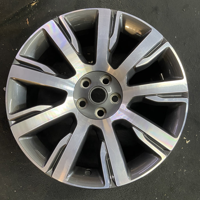 21" DISCOVERY 17-19 21x9.5 , 9 spoke, machined face Original OEM Wheel Rim - Angle View