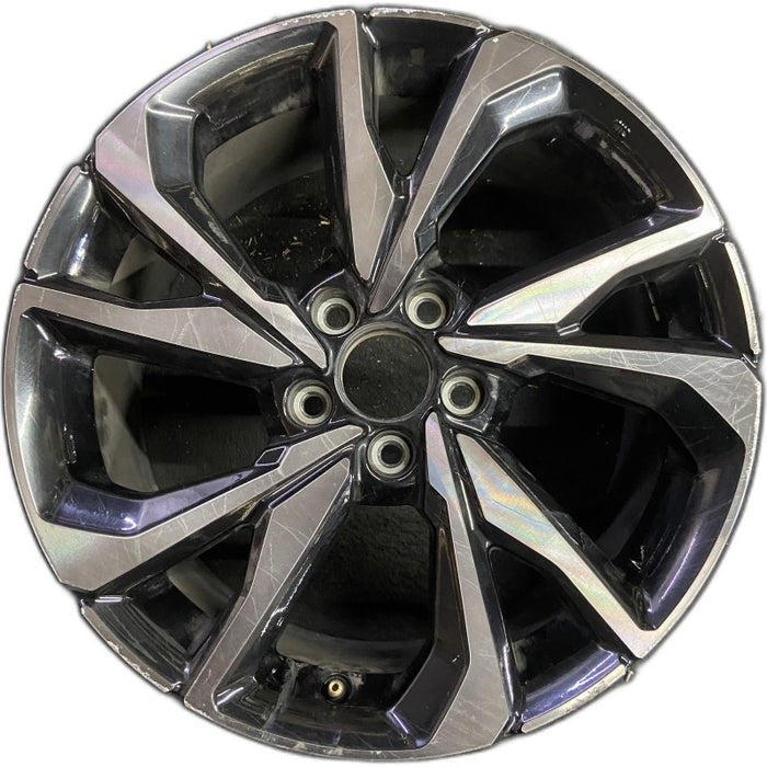 18" CIVIC 17-18 18x8 alloy w/o outer red accent; Hatchback 10 spoke Original OEM Wheel Rim