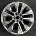 19" RAV4 19-20 19x7.5 , , silver inlay Original OEM Wheel Rim - Angle View