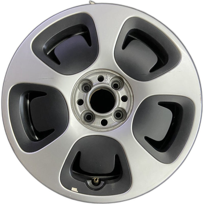 15" FIAT 500 13 2 Dr 15x6.5 silver Original OEM Wheel Rim - Front View