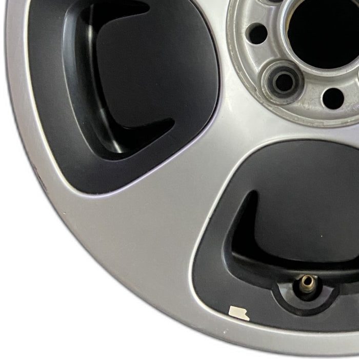 15" FIAT 500 13 2 Dr 15x6.5 silver Original OEM Wheel Rim - Back View