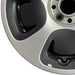 15" FIAT 500 13 2 Dr 15x6.5 silver Original OEM Wheel Rim - Back View