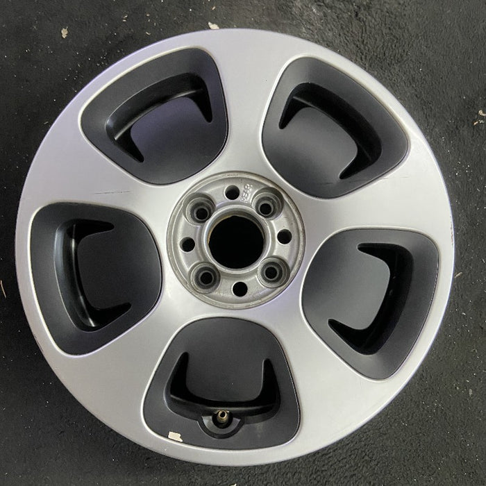 15" FIAT 500 13 2 Dr 15x6.5 silver Original OEM Wheel Rim - Additional View