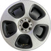 15" FIAT 500 13 2 Dr 15x5.5 silver Original OEM Wheel Rim - Front View