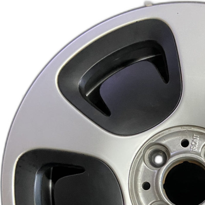 15" FIAT 500 13 2 Dr 15x5.5 silver Original OEM Wheel Rim - Angle View