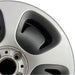 15" FIAT 500 13 2 Dr 15x5.5 silver Original OEM Wheel Rim - Side Profile