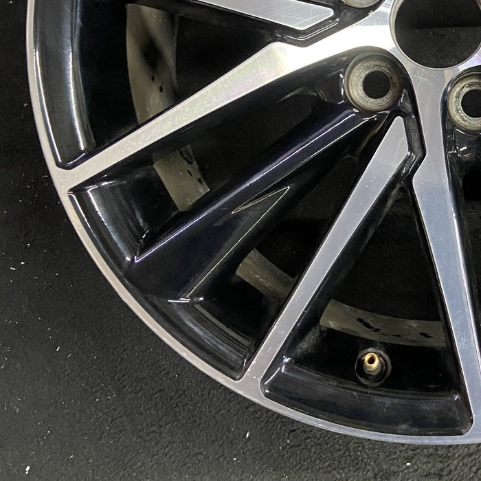 18" CAMRY 21-24 18x8 alloy 15 spoke machined black Original OEM Wheel Rim