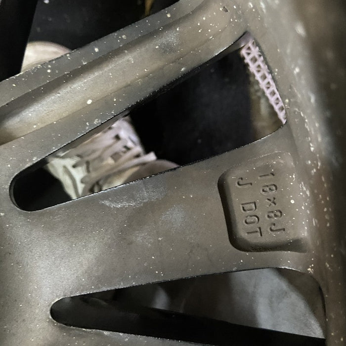 18" CAMRY 21-24 18x8 alloy 15 spoke machined black Original OEM Wheel Rim