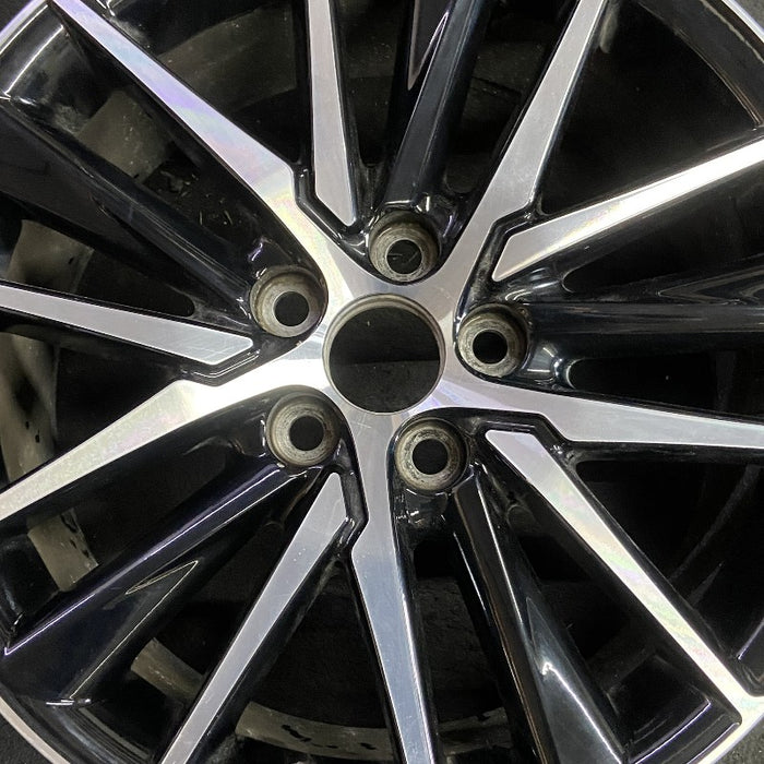 18" CAMRY 21-24 18x8 alloy 15 spoke machined black Original OEM Wheel Rim