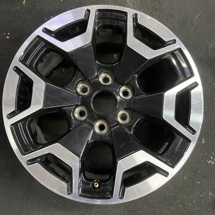 18" FORD F150 LIGHTNING 22-24 18x8.5 machined black Original OEM Wheel Rim - Front View