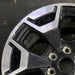 18" FORD F150 LIGHTNING 22-24 18x8.5 machined black Original OEM Wheel Rim - Side Profile