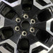 18" FORD F150 LIGHTNING 22-24 18x8.5 machined black Original OEM Wheel Rim - Angle View