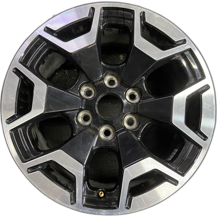 18" FORD F150 LIGHTNING 22-24 18x8.5, machined black Original OEM Wheel Rim - Front View