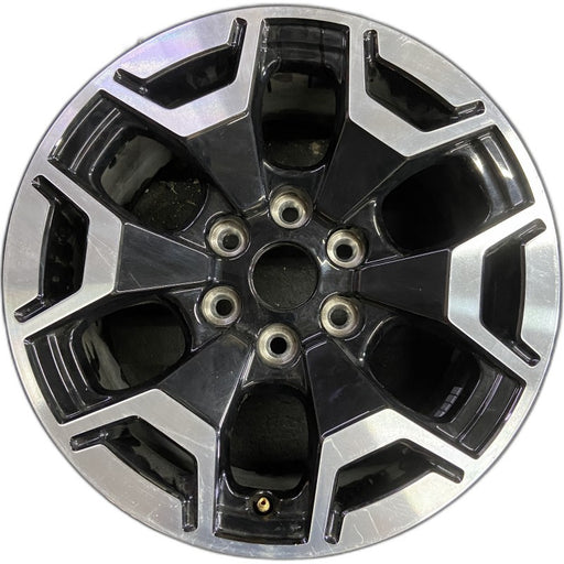 18" FORD F150 LIGHTNING 22-24 18x8.5 machined black Original OEM Wheel Rim - Front View