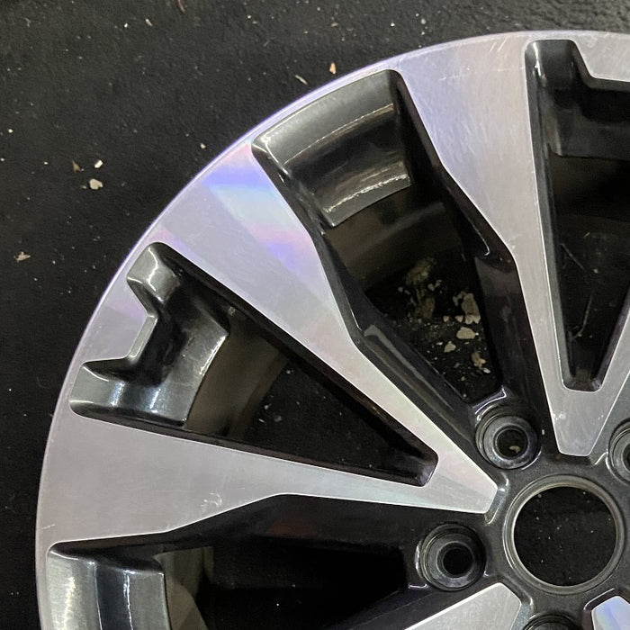 18" LEGACY 15-16 18x7 alloy Wag Original OEM Wheel Rim - Side Profile