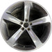 20" CHALLENGER 15-17 20x8 aluminum 5 individual spokes polished with pockets - Front View
