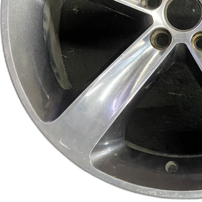 20" CHALLENGER 15-17 20x8 aluminum 5 individual spokes polished with pockets - Back View