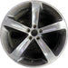 20" CHALLENGER 15-17 20x8 aluminum 5 individual spokes polished with pockets - Front View