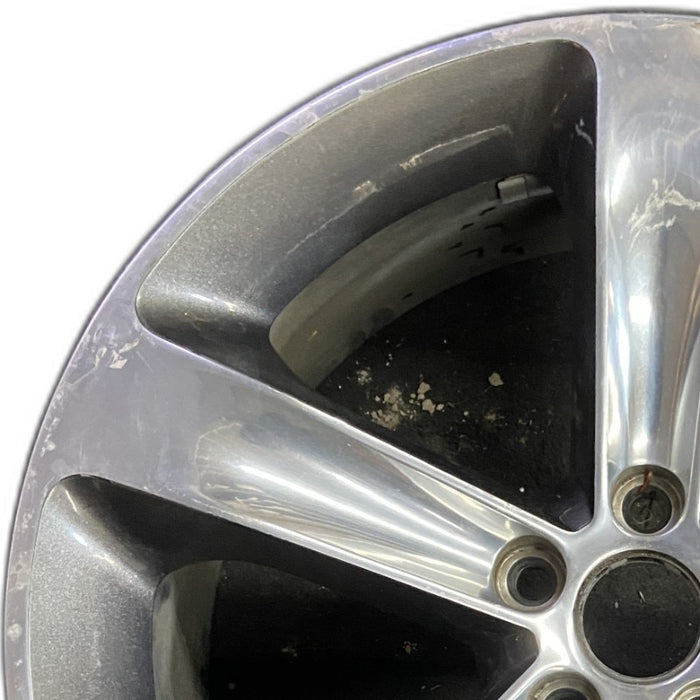 20" CHALLENGER 15-17 20x8 aluminum 5 individual spokes polished with pockets - Angle View