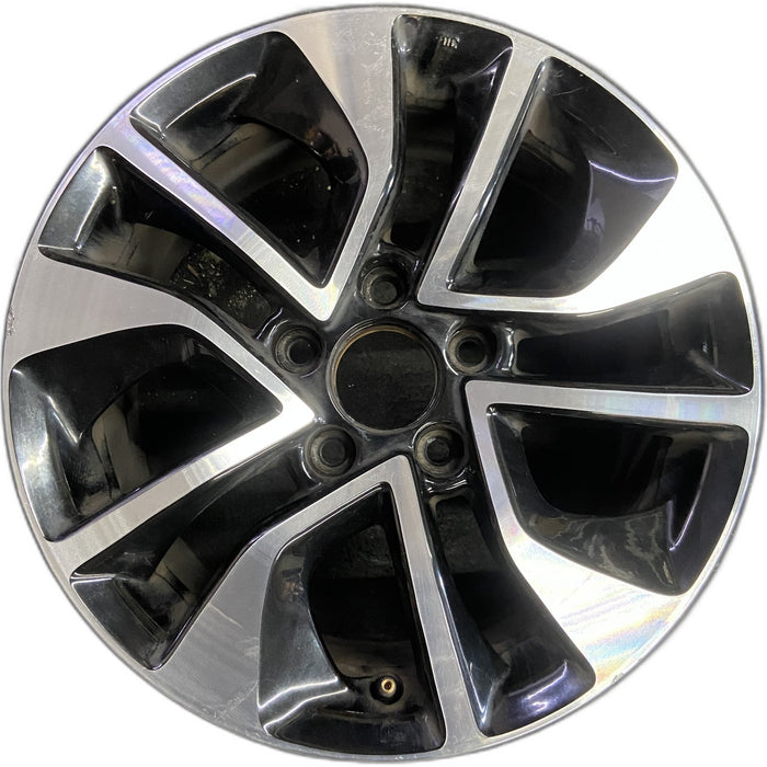 16" CIVIC 13 16x6.5, , curved 10 spoke Original OEM Wheel Rim - Front View