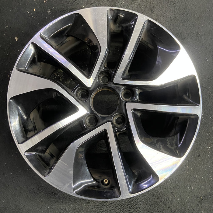 16" CIVIC 13 16x6.5, , curved 10 spoke Original OEM Wheel Rim - Angle View