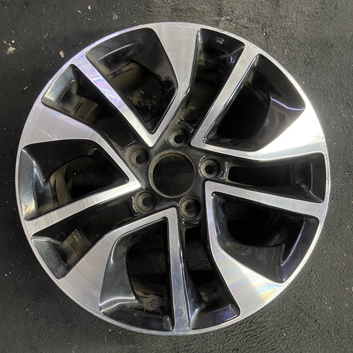 16" CIVIC 13 16x6.5, , curved 10 spoke Original OEM Wheel Rim - Angle View