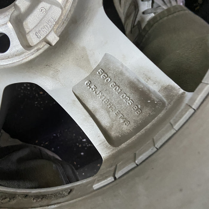 16" GOLF 15-17 16x6.5, alloy, 5 spoke, raised spokes Original OEM Wheel Rim