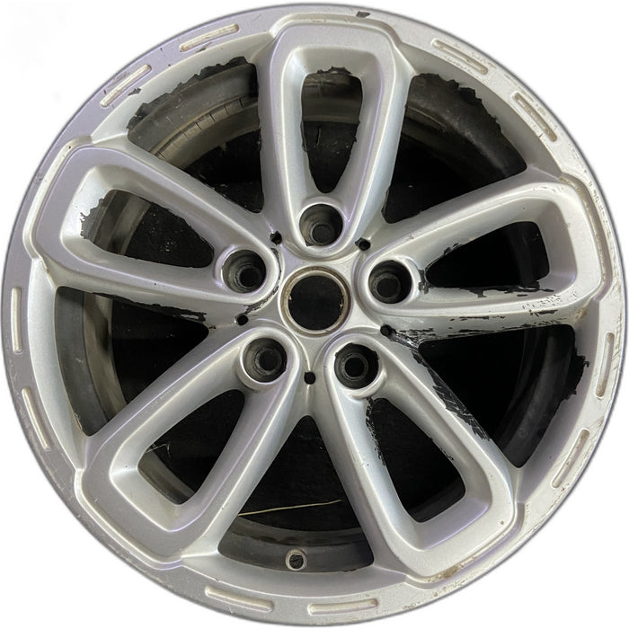 17" COUNTRYMAN 15-17 17x7, triangle spoke, dark gray Original OEM Wheel Rim - Front View