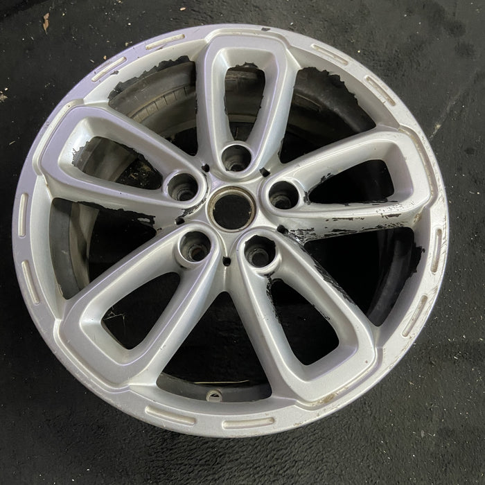 17" COUNTRYMAN 15-17 17x7, triangle spoke, dark gray Original OEM Wheel Rim - Side Profile