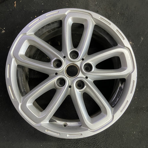 17" COUNTRYMAN 15-17 17x7, triangle spoke, dark gray Original OEM Wheel Rim - Angle View