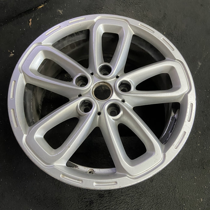 17" COUNTRYMAN 15-17 17x7, triangle spoke, dark gray Original OEM Wheel Rim - Side Profile