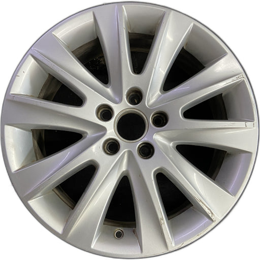 17" TIGUAN 09-11 17x7, 10 spoke, w/raised edge Original OEM Wheel Rim - Front View