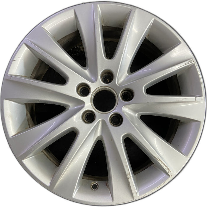 17" TIGUAN 09-11 17x7, 10 spoke, w/raised edge Original OEM Wheel Rim - Front View