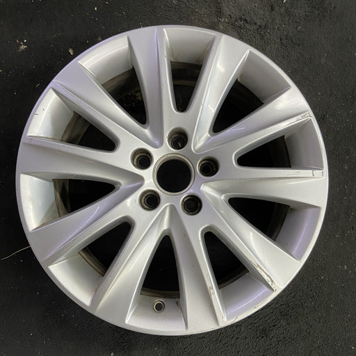 17" TIGUAN 09-11 17x7, 10 spoke, w/raised edge Original OEM Wheel Rim - Angle View