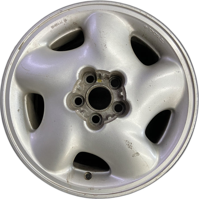 15" CELICA 90-93 15x6.5, alloy, R. Original OEM Wheel Rim - Front View