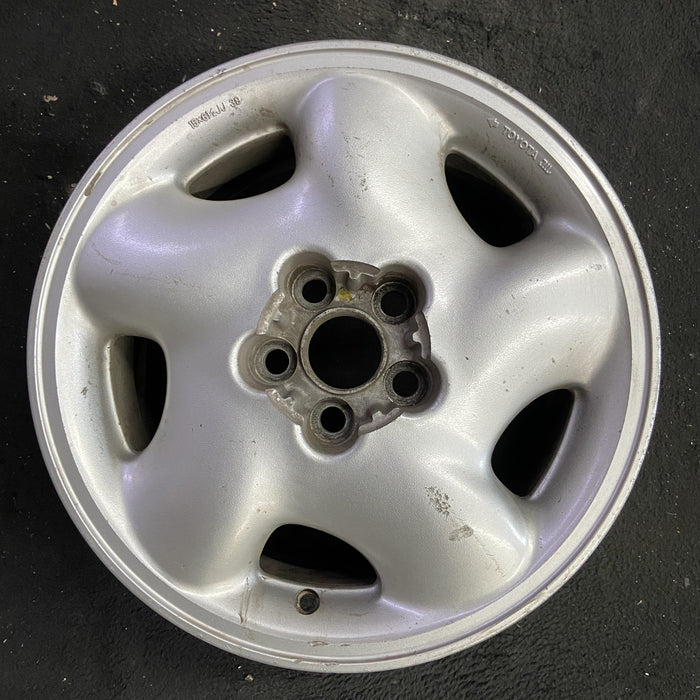 15" CELICA 90-93 15x6.5, alloy, R. Original OEM Wheel Rim - Angle View