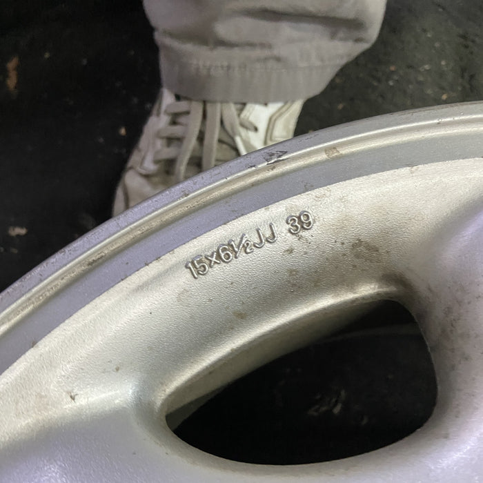 15" CELICA 90-93 15x6.5, alloy, R. Original OEM Wheel Rim - Back View