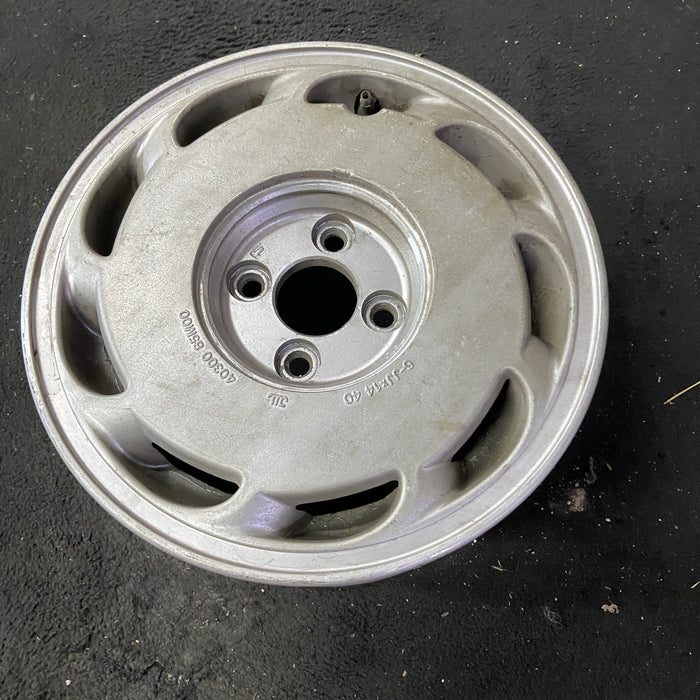 14" PULSAR 87-90 14x6 , L. Original OEM Wheel Rim - Close-Up Detail