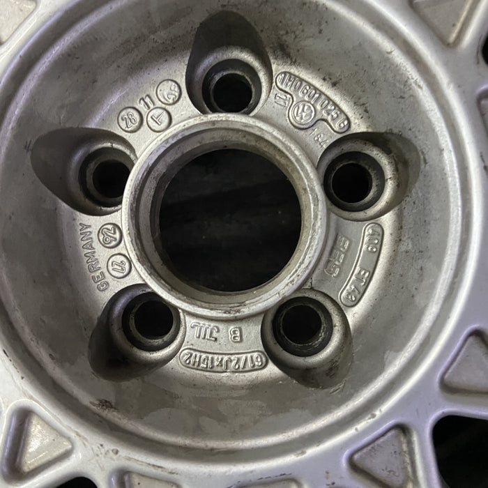 15" CORRADO 92 15x6.5 , 6 cylinder Original OEM Wheel Rim - Back View
