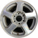 16" TRAILBLAZER 02-03 16x7, aluminum, 5 spoke, opt QC3 , Original OEM Wheel Rim - Front View