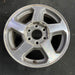 16" TRAILBLAZER 02-03 16x7, aluminum, 5 spoke, opt QC3 , Original OEM Wheel Rim - Side Profile