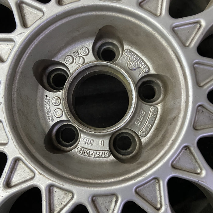 15" CORRADO 92 15x6.5 , 6 cylinder Original OEM Wheel Rim - Back View