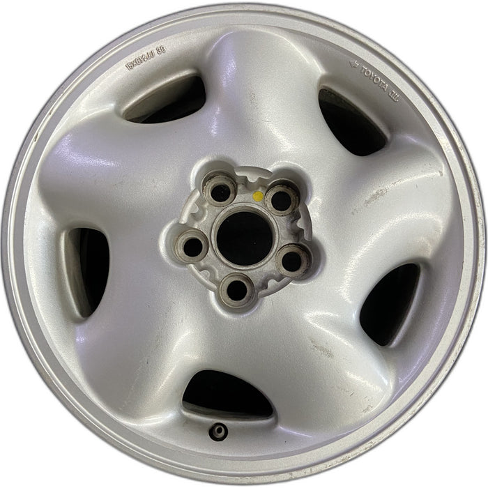 15" CELICA 90-93 15x6.5, alloy, R. Original OEM Wheel Rim - Front View