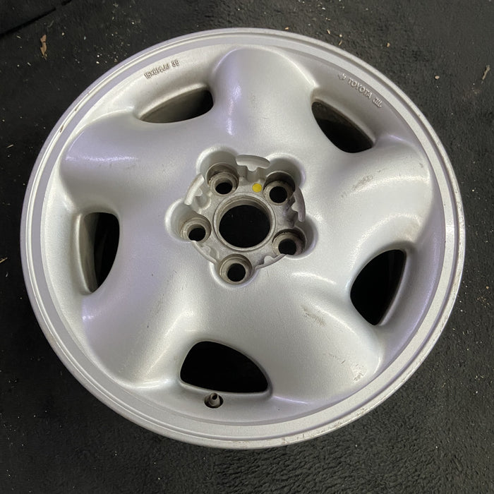 15" CELICA 90-93 15x6.5, alloy, R. Original OEM Wheel Rim - Side Profile