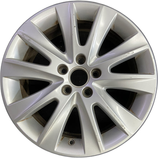 17" TIGUAN 09-11 17x7, 10 spoke, w/raised edge Original OEM Wheel Rim - Front View