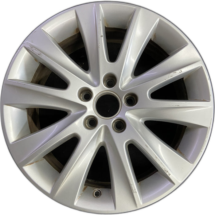 17" TIGUAN 09-11 17x7, 10 spoke, w/raised edge Original OEM Wheel Rim - Front View