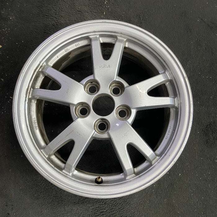 15" PRIUS 10-11 15x6 alloy 5 split spoke silver Original OEM Wheel Rim